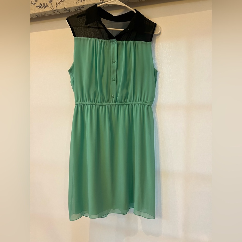 Mint Green Sleeveless Dress